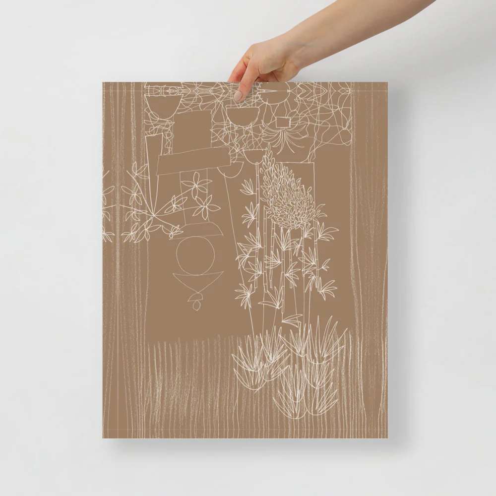 Japanese Back Garden Wall Art - Image 4