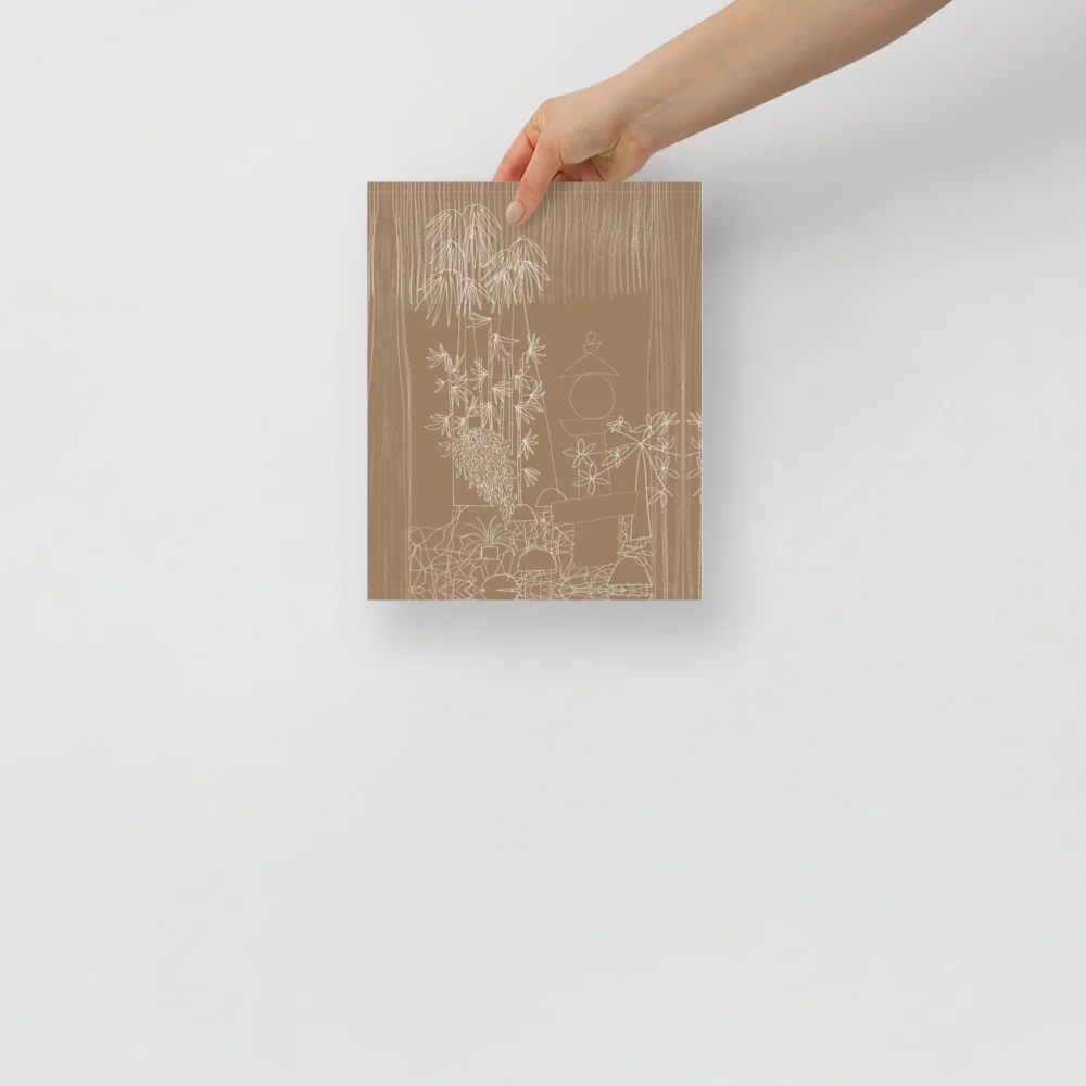 Japanese Back Garden Wall Art - Image 7