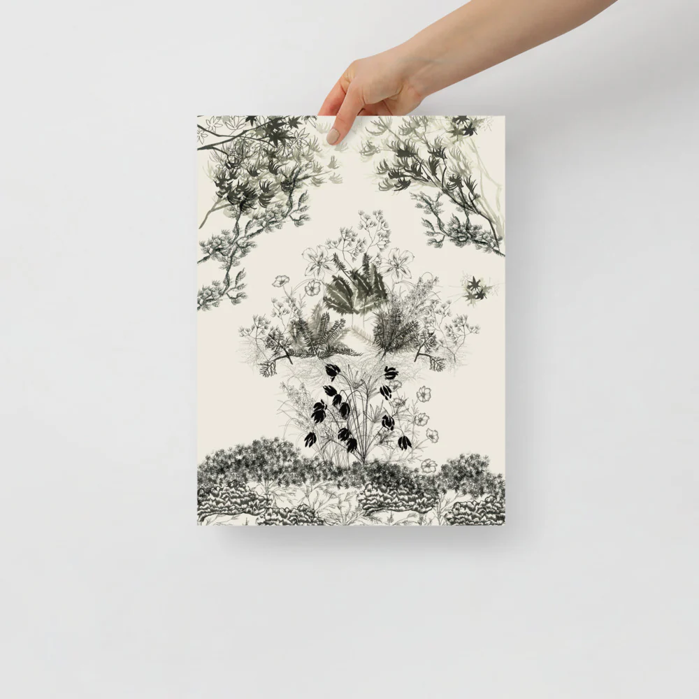 Japanese Garden Scene Wall Art - Image 2