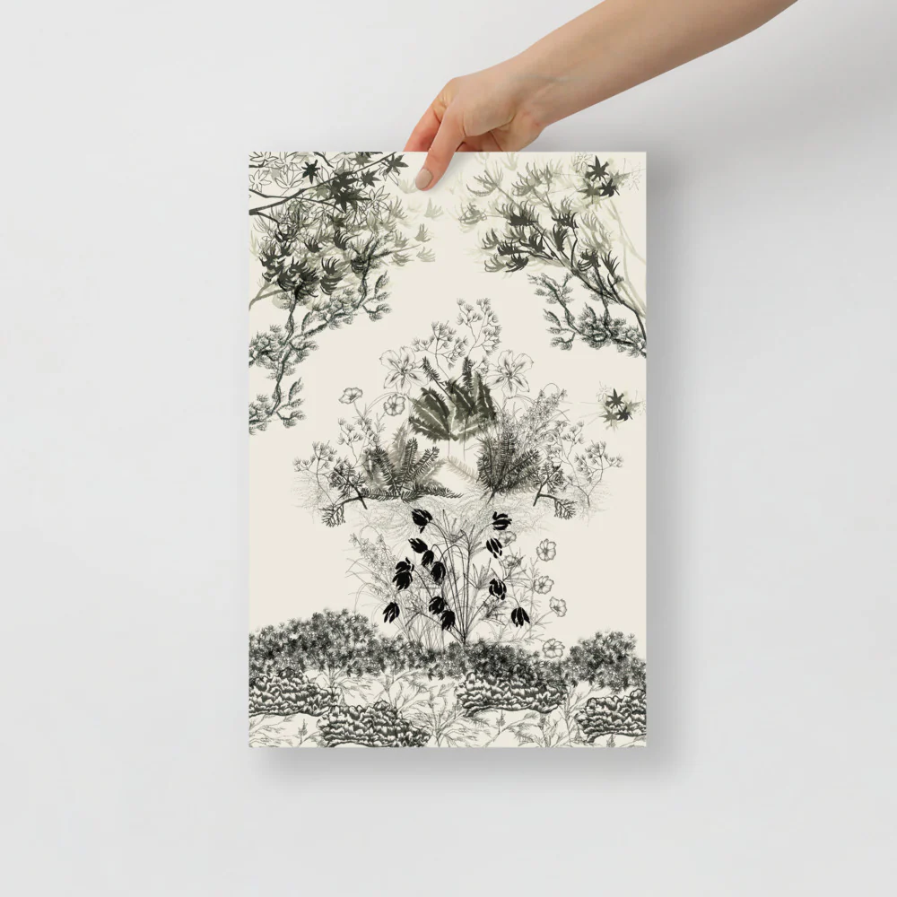 Japanese Garden Scene Wall Art - Image 3