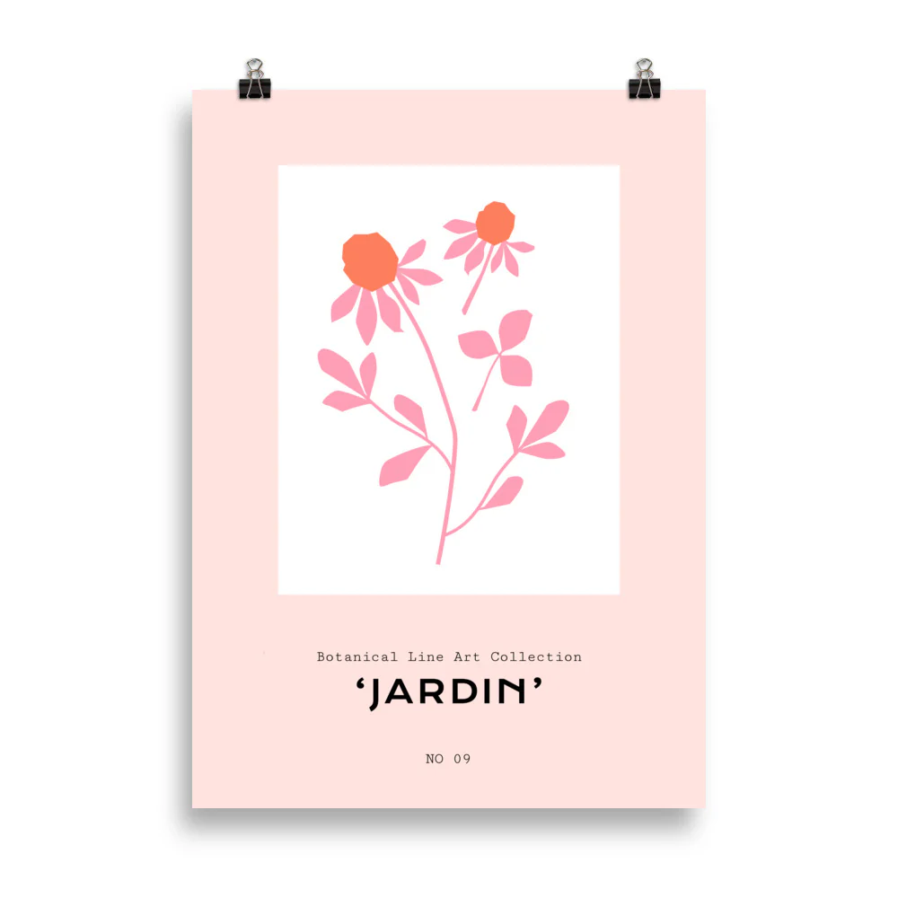 Jardin - Pink Flowers - Image 4