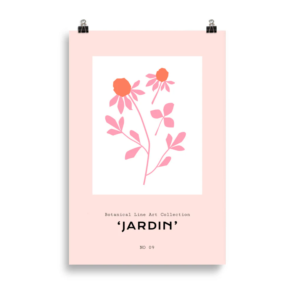 Jardin - Pink Flowers - Image 5