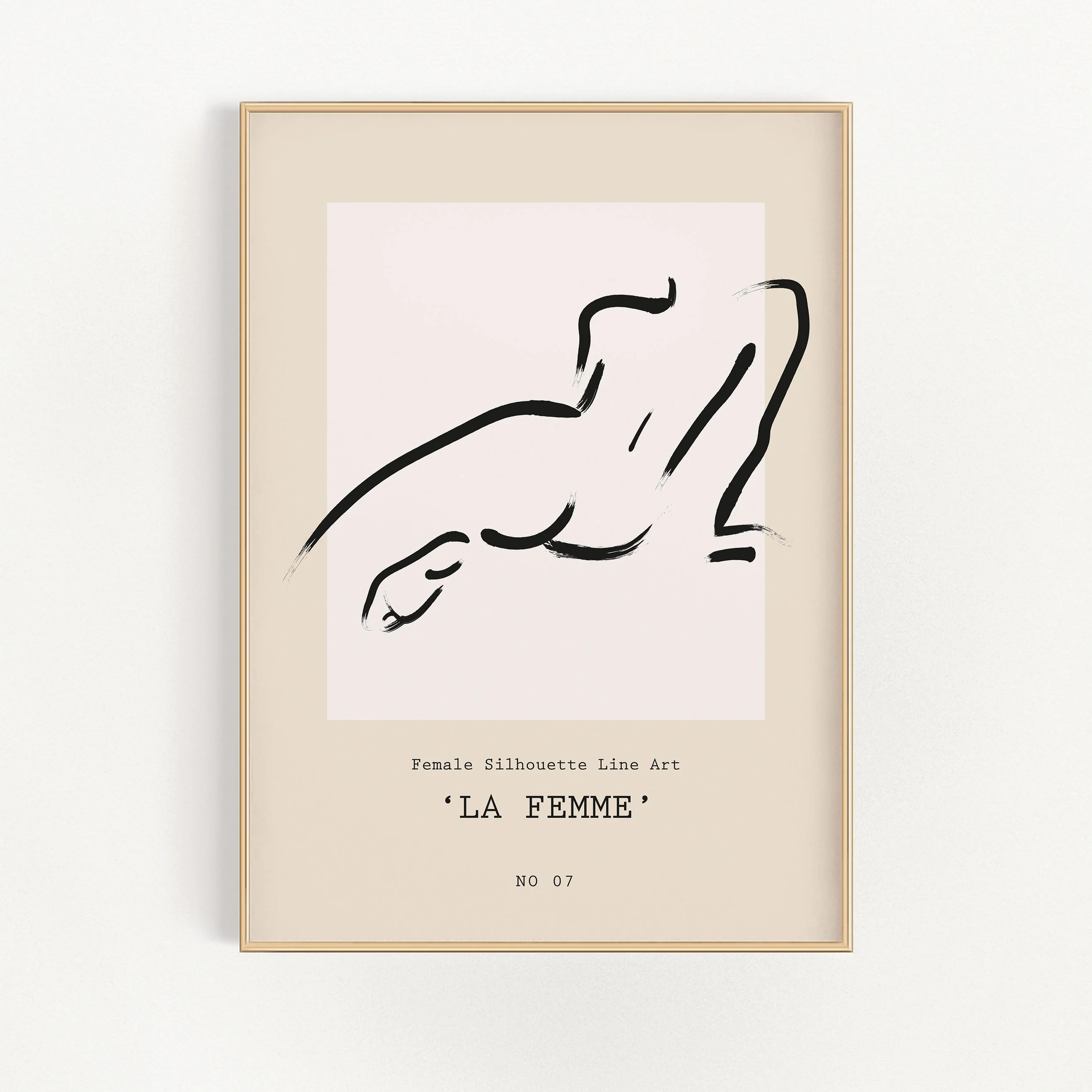 La Femme No. 7 - Croquis