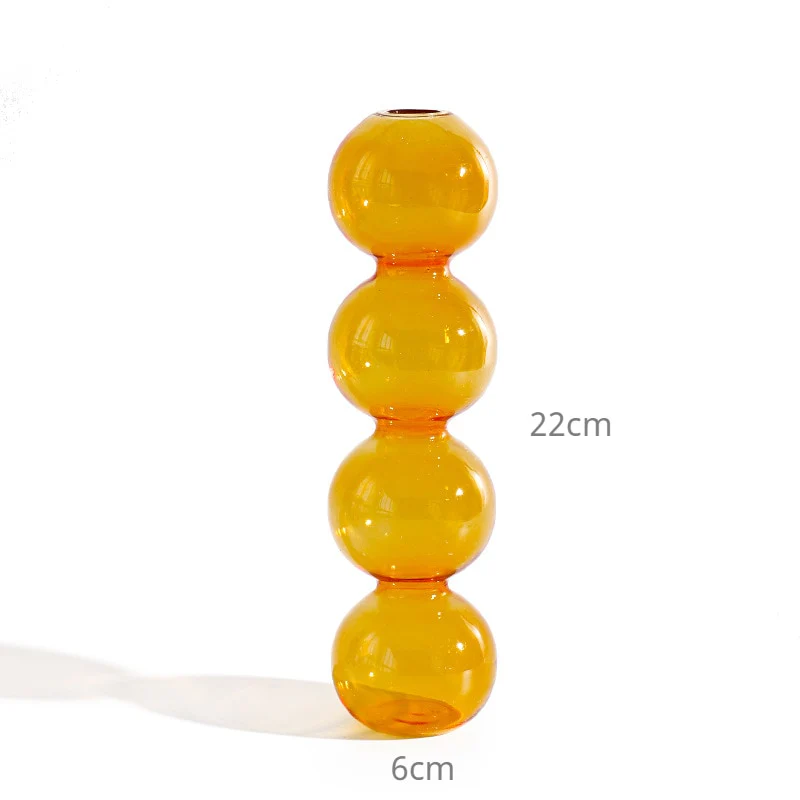 Layered Globe Glass Vase - Image 11