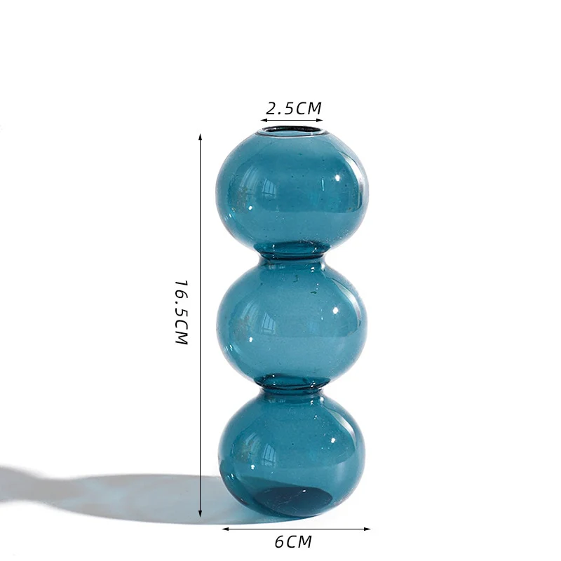 Layered Globe Glass Vase - Image 16