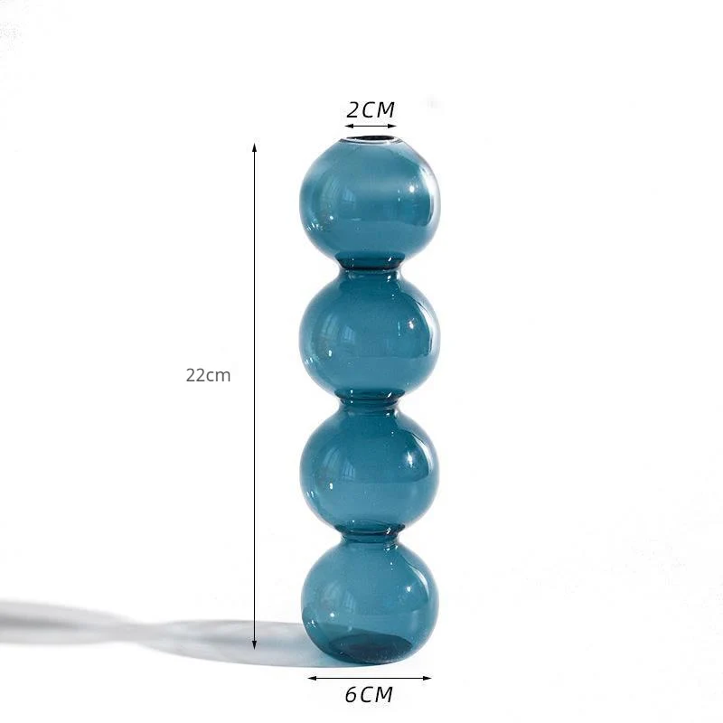 Layered Globe Glass Vase - Image 17
