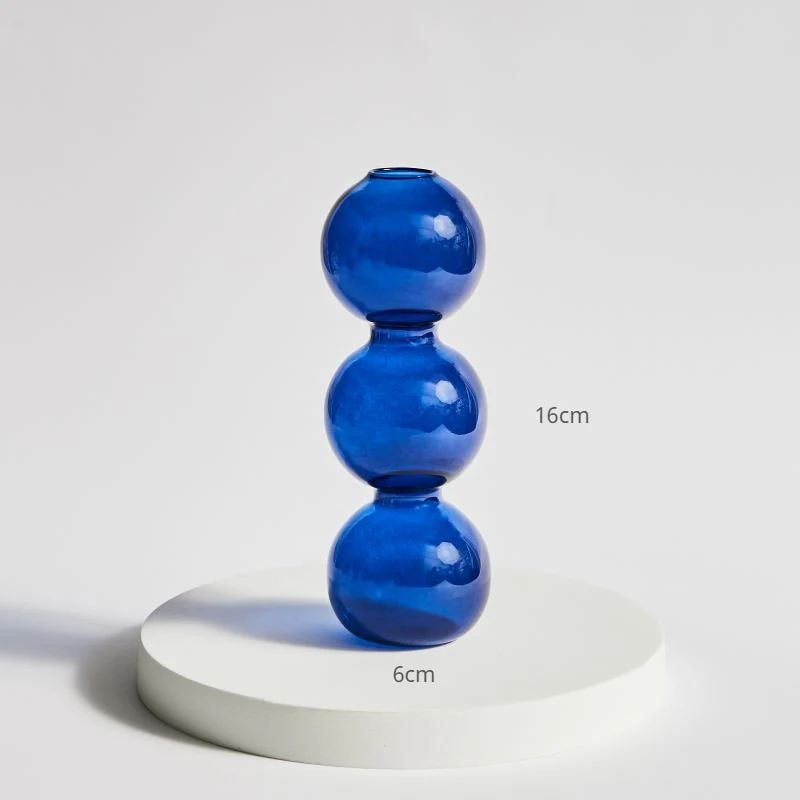 Layered Globe Glass Vase - Image 18