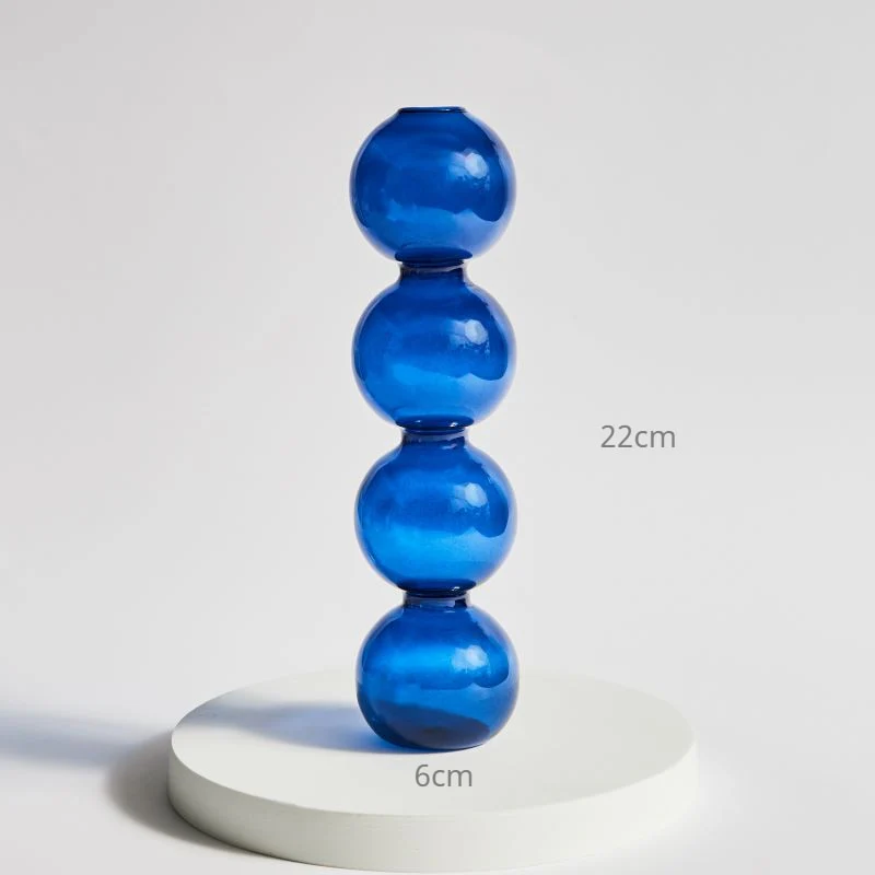 Layered Globe Glass Vase - Image 22