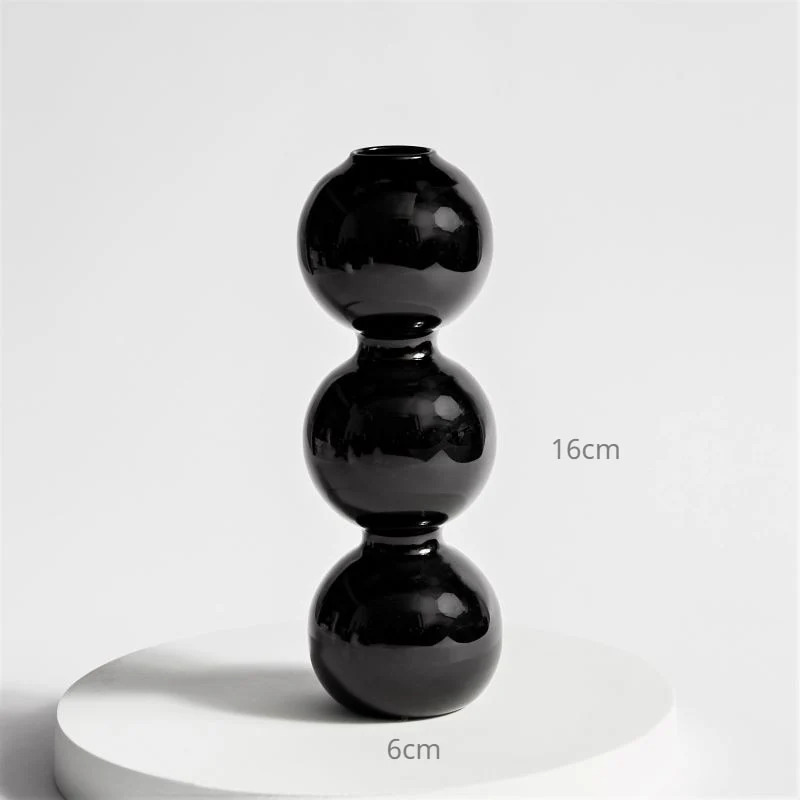 Layered Globe Glass Vase - Image 26