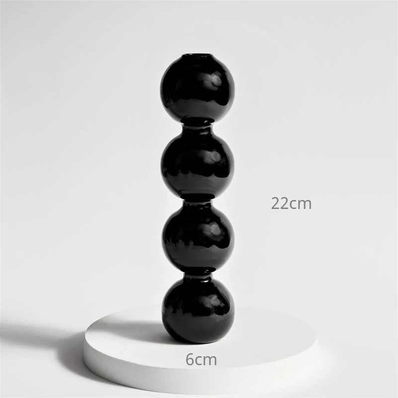 Layered Globe Glass Vase - Image 27