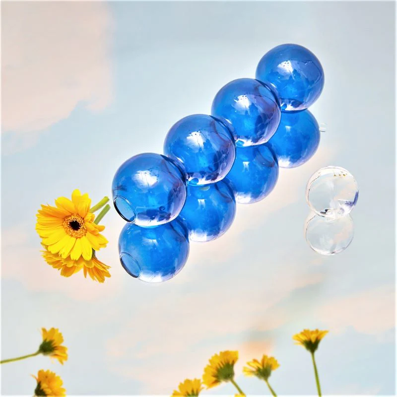 Layered Globe Glass Vase - Image 5