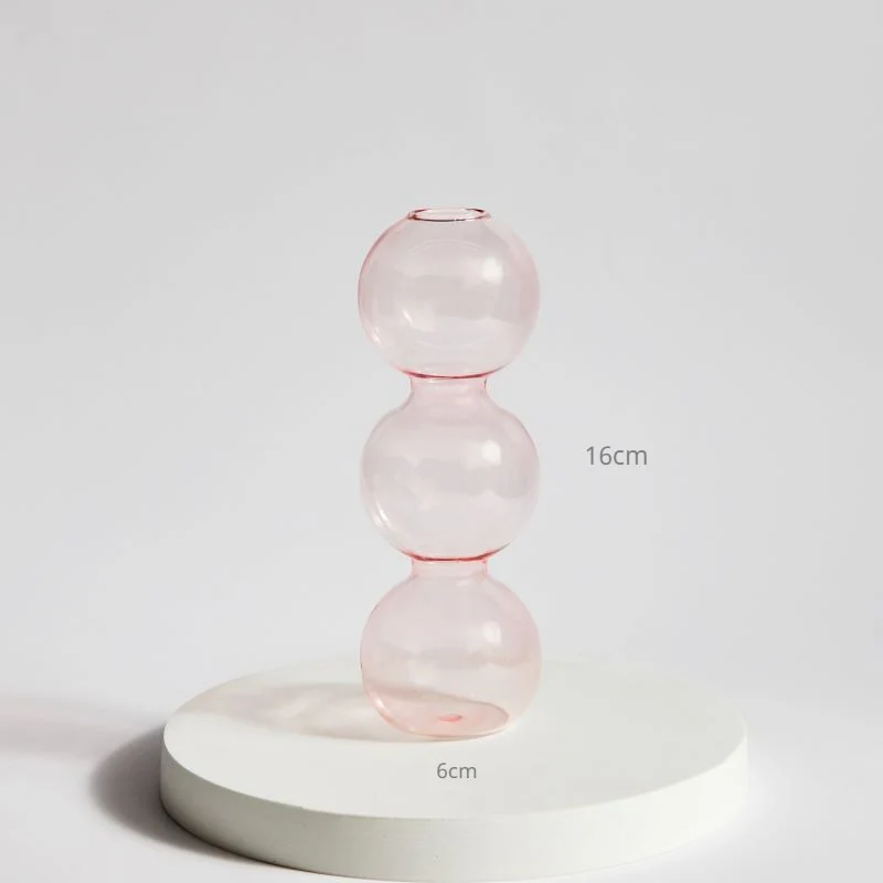 Layered Globe Glass Vase - Image 8