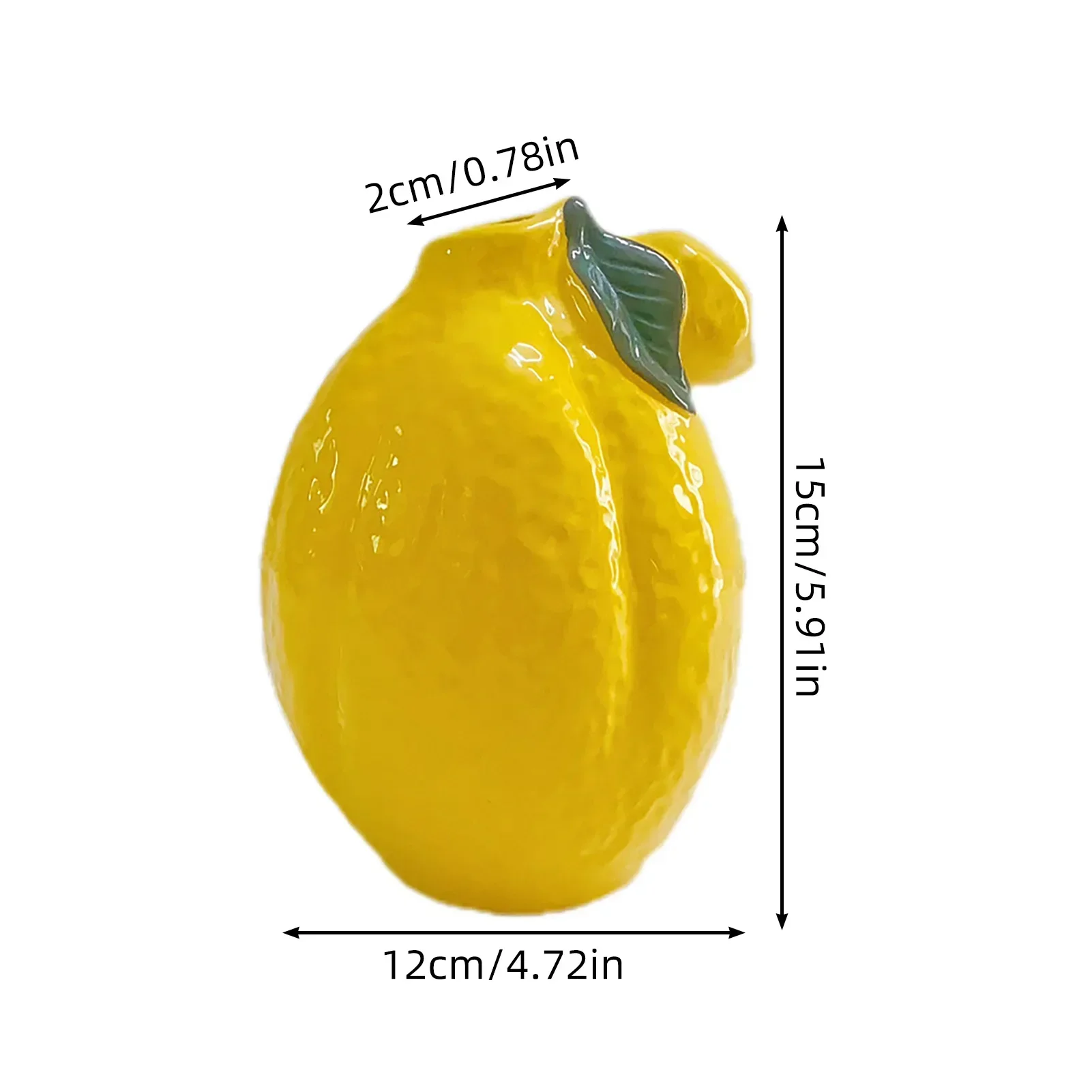 Lemon Ceramic Vase - Image 5