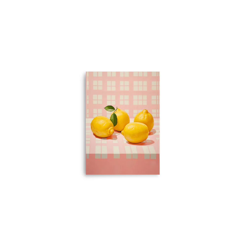 Lemons on the pink table - Image 8