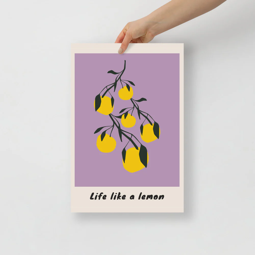 Life Like a Lemon Wall Art - Image 3