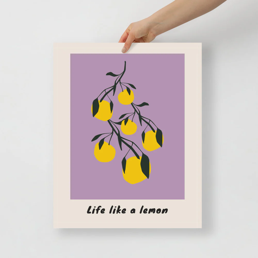 Life Like a Lemon Wall Art - Image 4