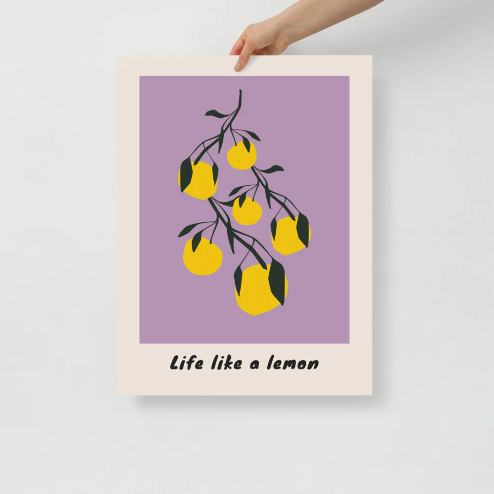 Life Like a Lemon Wall Art - Image 5