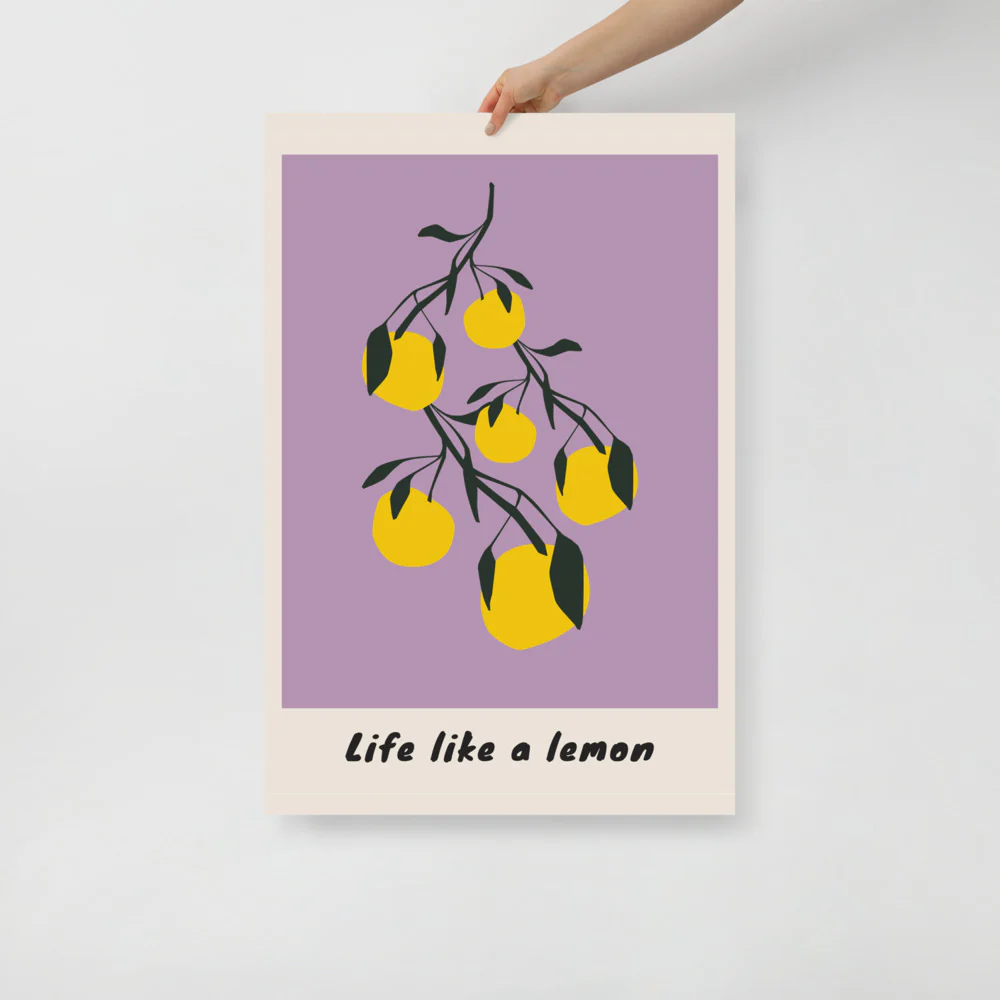 Life Like a Lemon Wall Art - Image 6