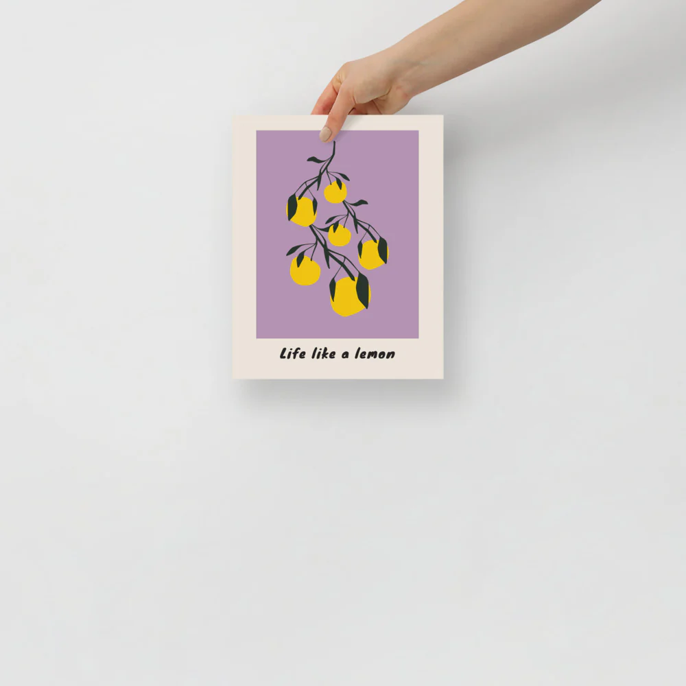 Life Like a Lemon Wall Art - Image 7