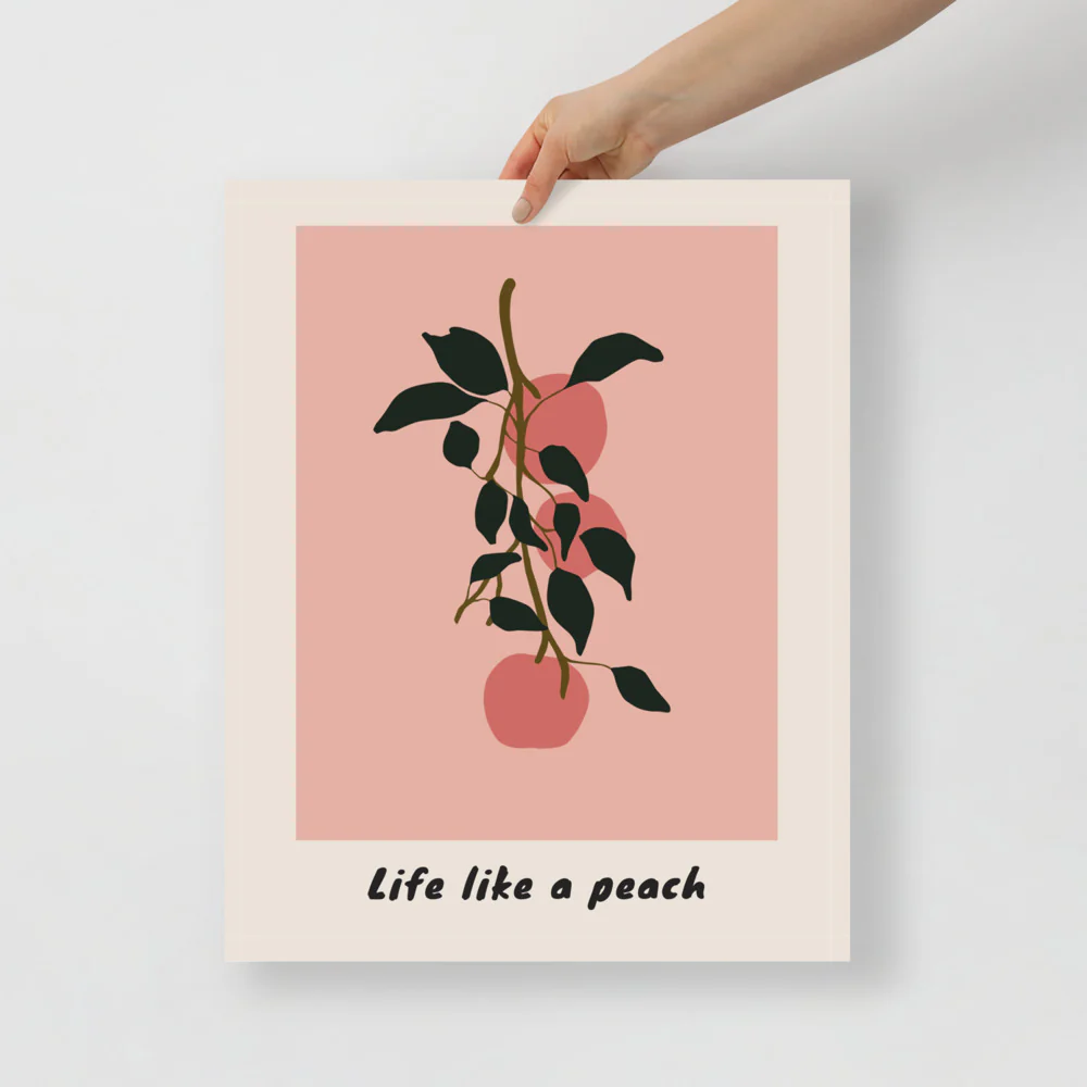 Life Like a Peach Wall Art - Image 4