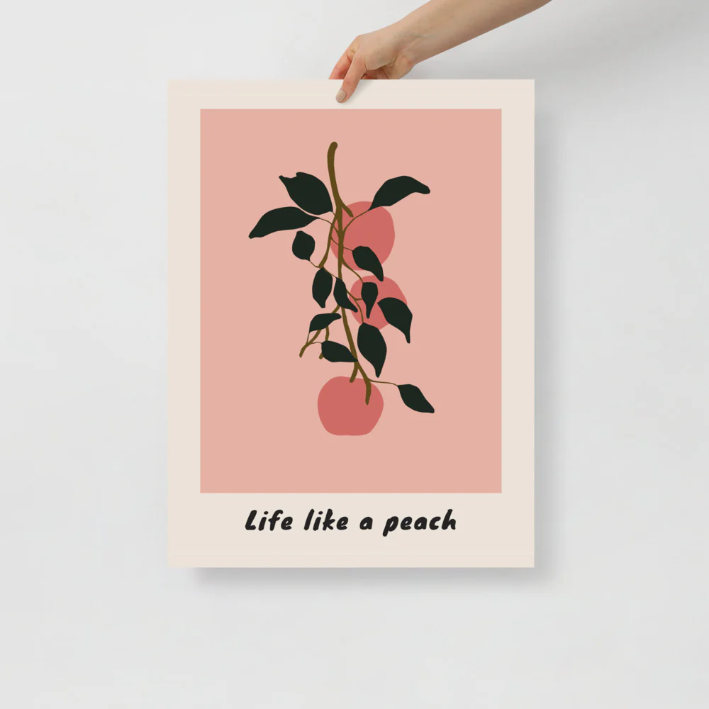 Life Like a Peach Wall Art - Image 5