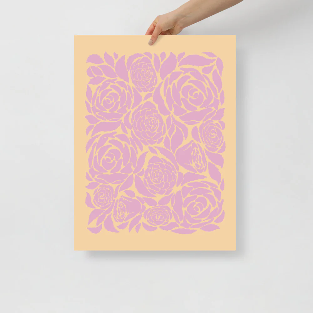 Lilac Roses Wall Art - Image 2