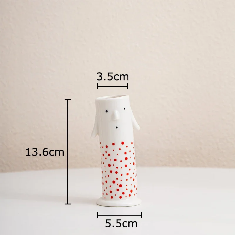 Lovely Cartoon Figures Ceramic Vase - Image 10