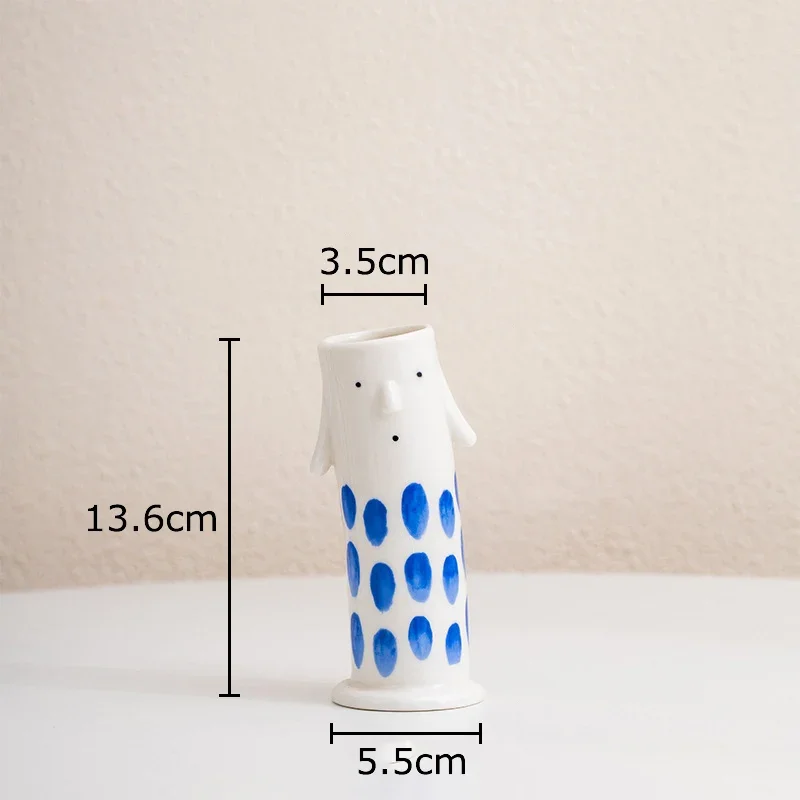 Lovely Cartoon Figures Ceramic Vase - Image 12