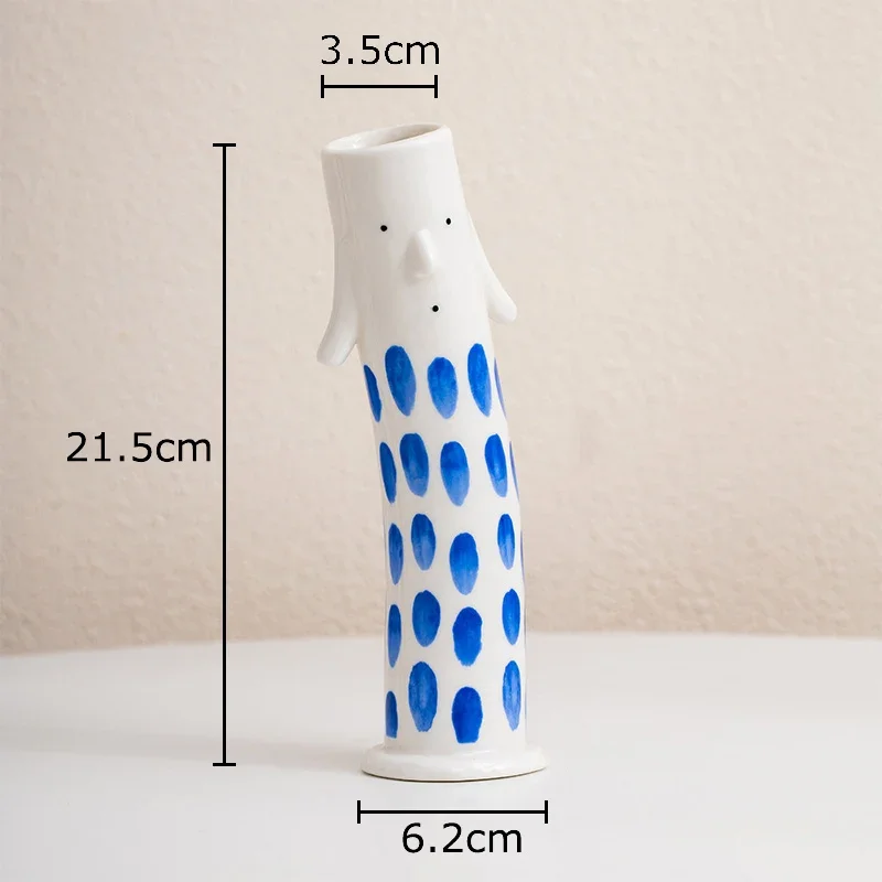 Lovely Cartoon Figures Ceramic Vase - Image 13