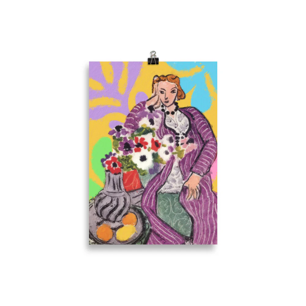 Matisse - Woman in a purple coat 2 - Image 2