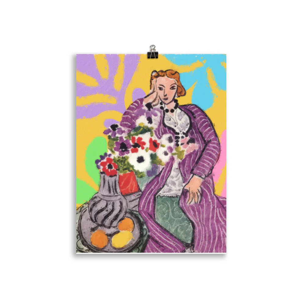 Matisse - Woman in a purple coat 2 - Image 3