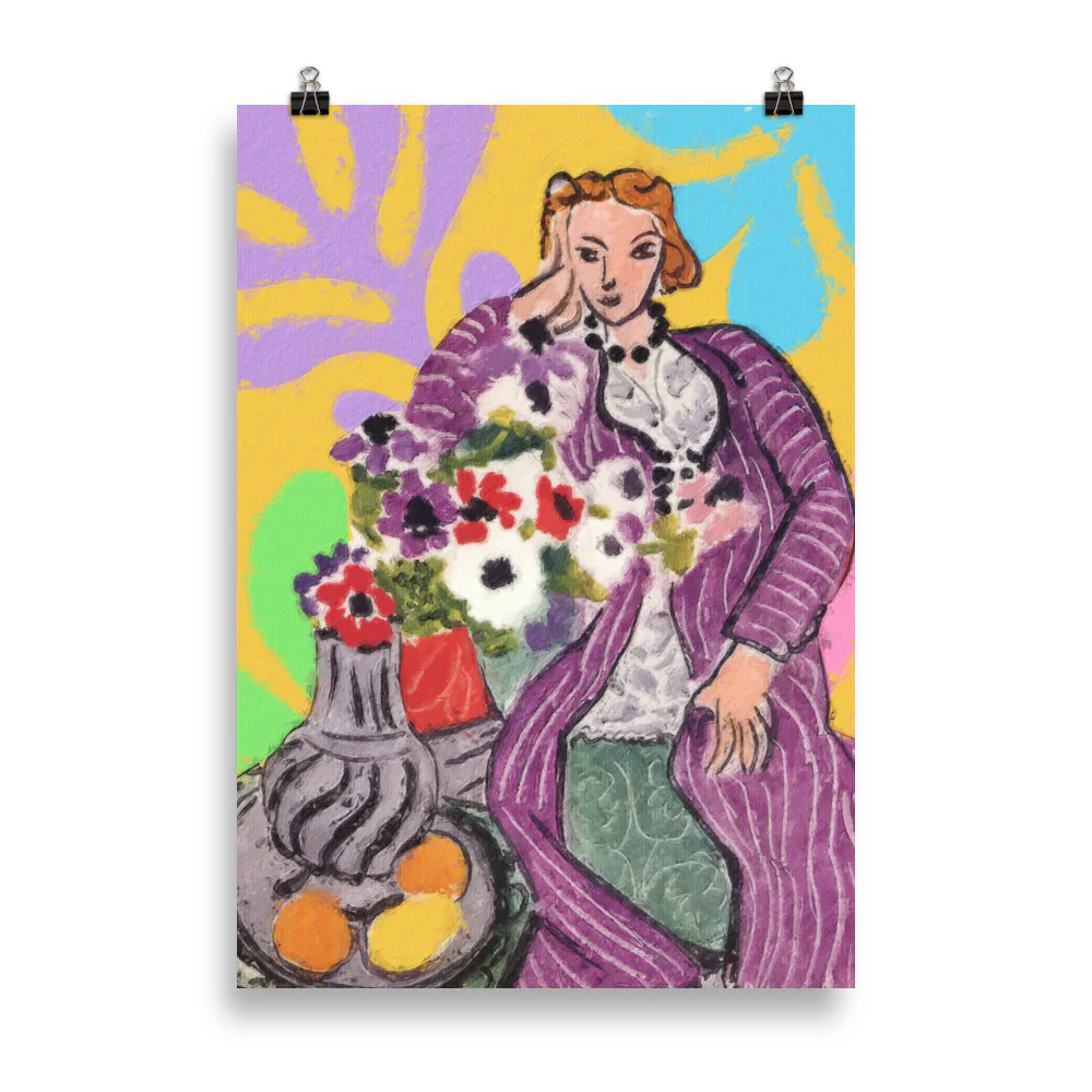 Matisse - Woman in a purple coat 2 - Image 6