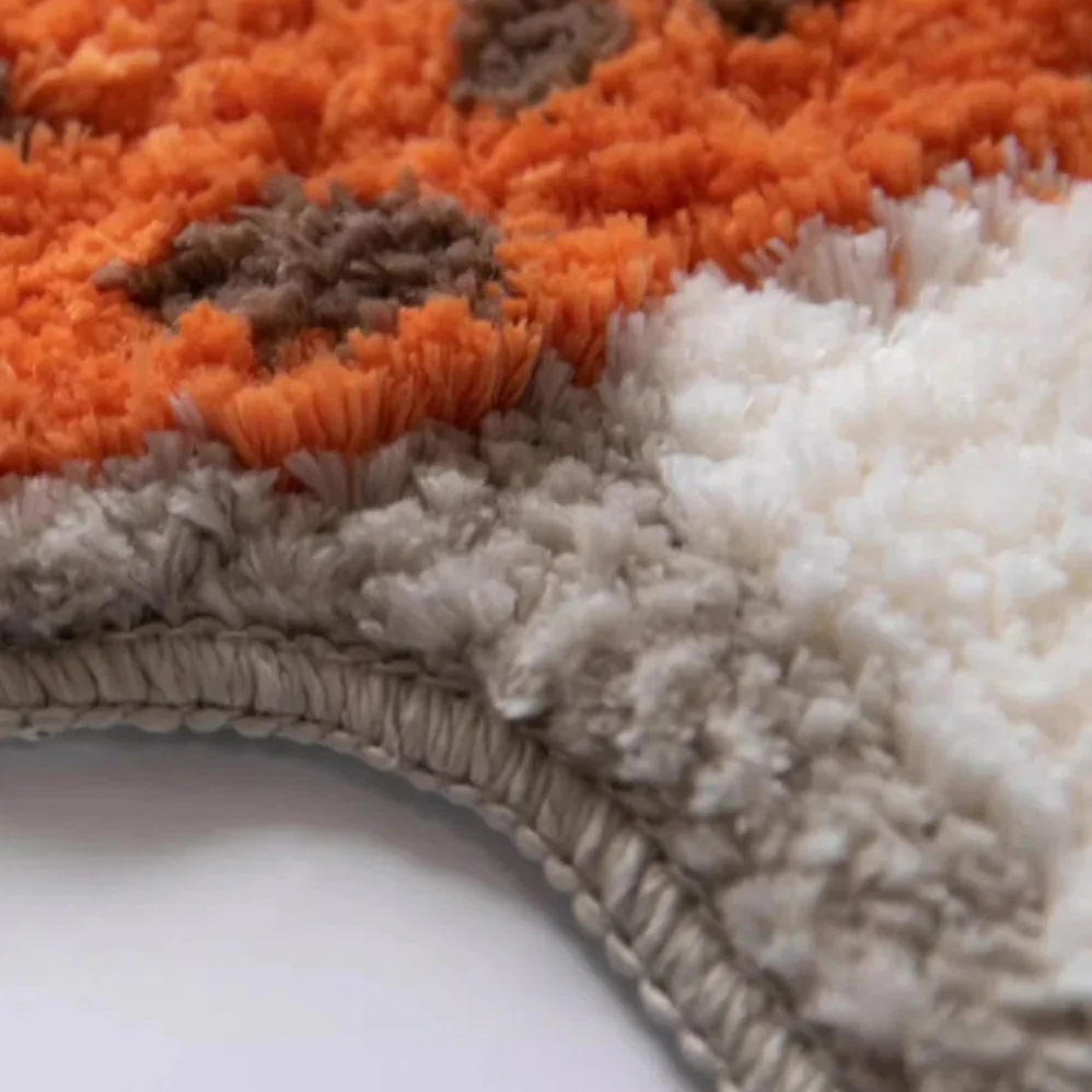 Mini Cow Fluffy Bath Mat - Image 4