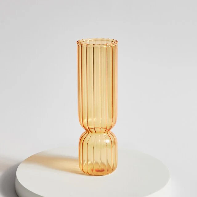 Modern Glass Candleholder-Orange - Image 24