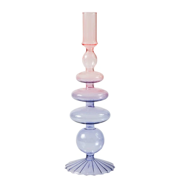 Modern Glass Candleholder-Ocean Blue - Image 23