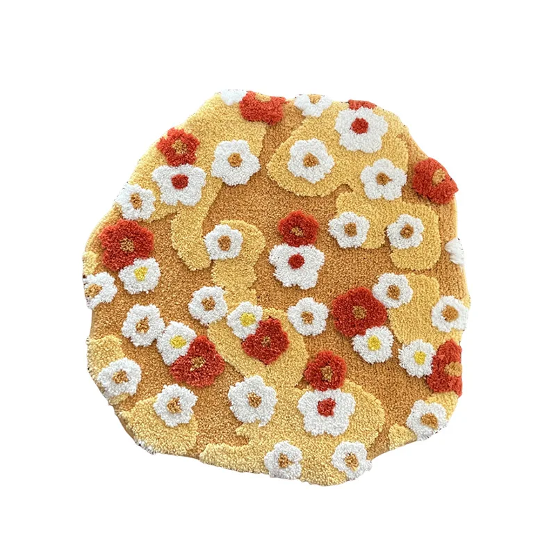 Moss Flower Tufted Round Rug - Image 10