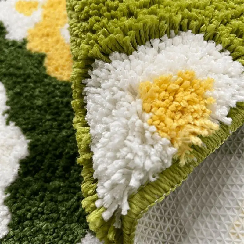 Moss Flower Tufted Round Rug - Image 4