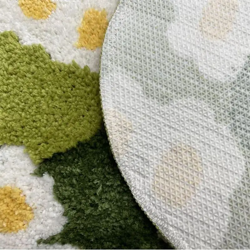 Moss Flower Tufted Round Rug - Image 5