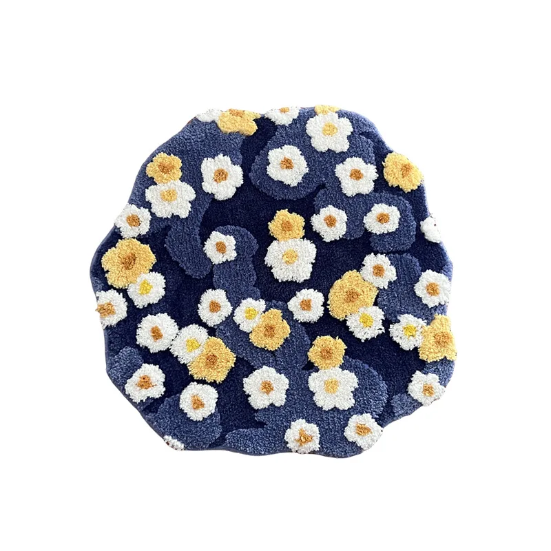 Moss Flower Tufted Round Rug - Image 7