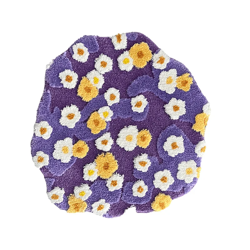 Moss Flower Tufted Round Rug - Image 8