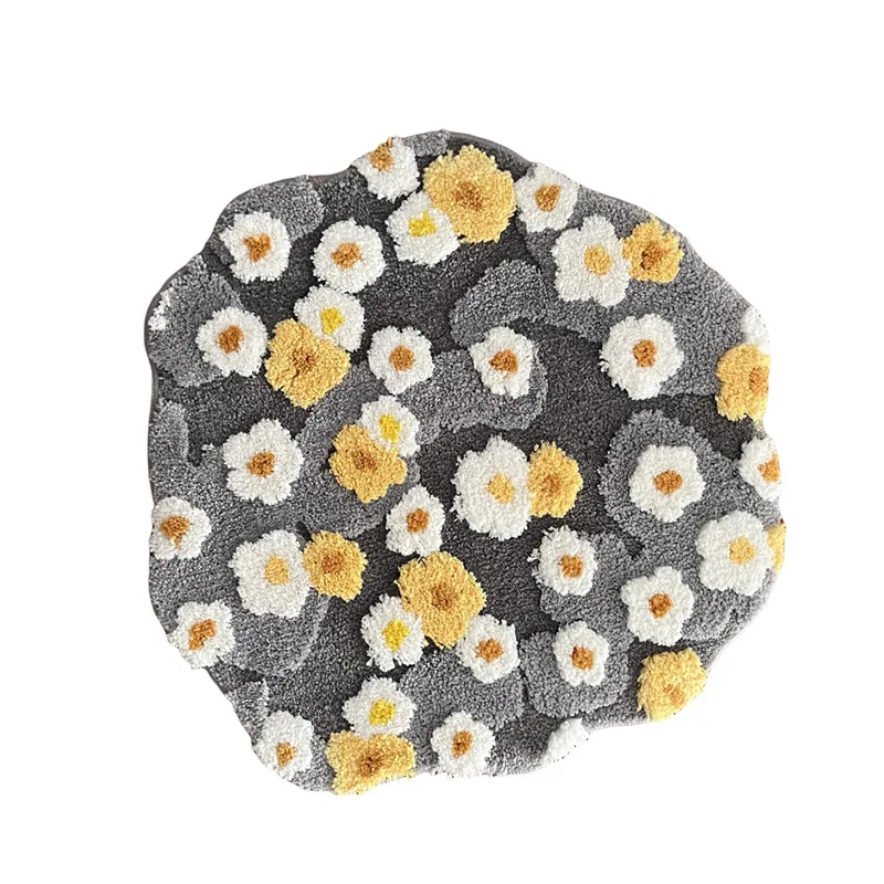 Moss Flower Tufted Round Rug - Image 9
