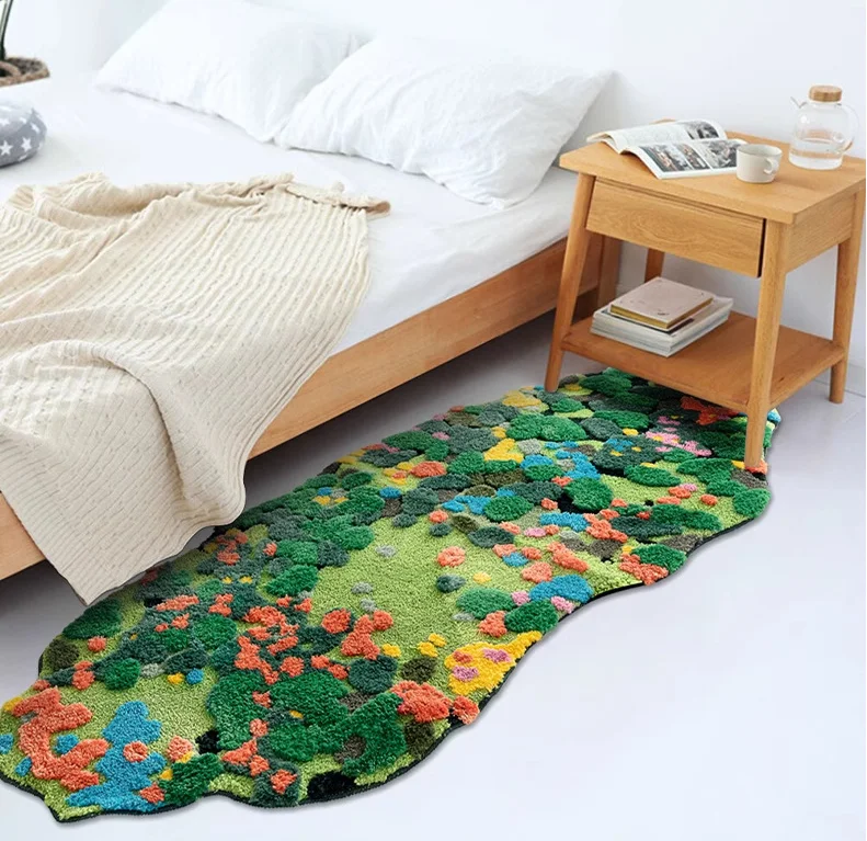 Moss Tufting Bathroom Mat - Image 3