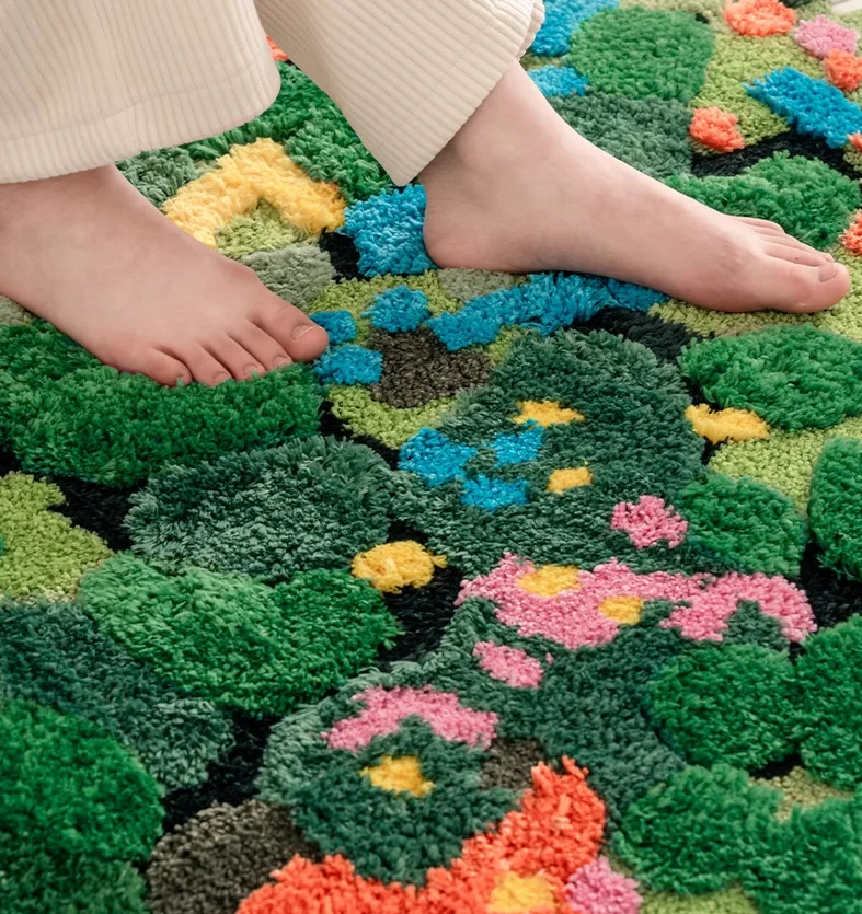 Moss Tufting Bathroom Mat - Image 4