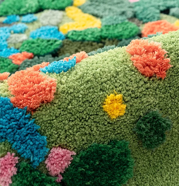 Moss Tufting Bathroom Mat - Image 5