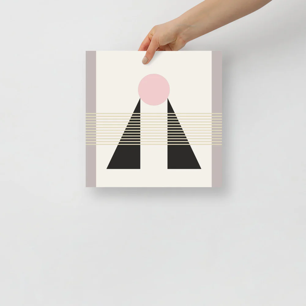 Mountain Abstract Wall Art - Image 3