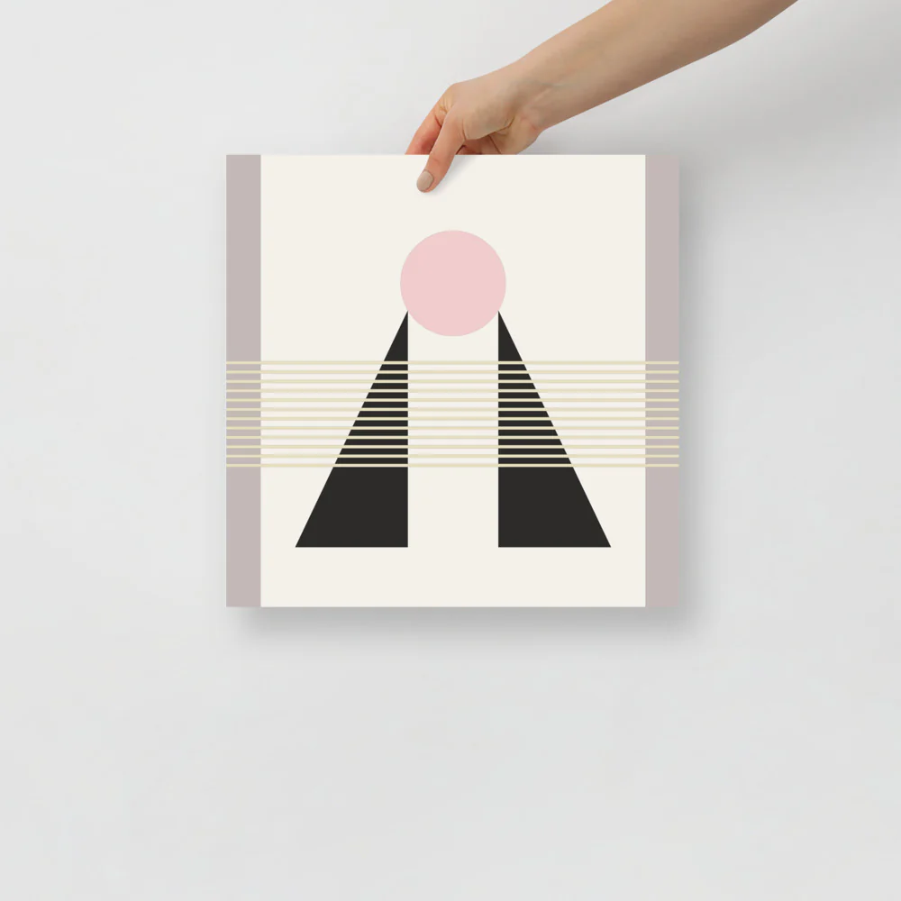 Mountain Abstract Wall Art - Image 4