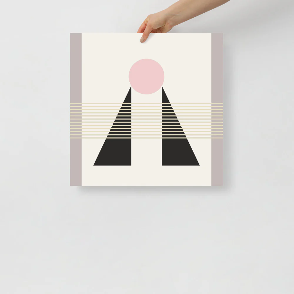 Mountain Abstract Wall Art - Image 5
