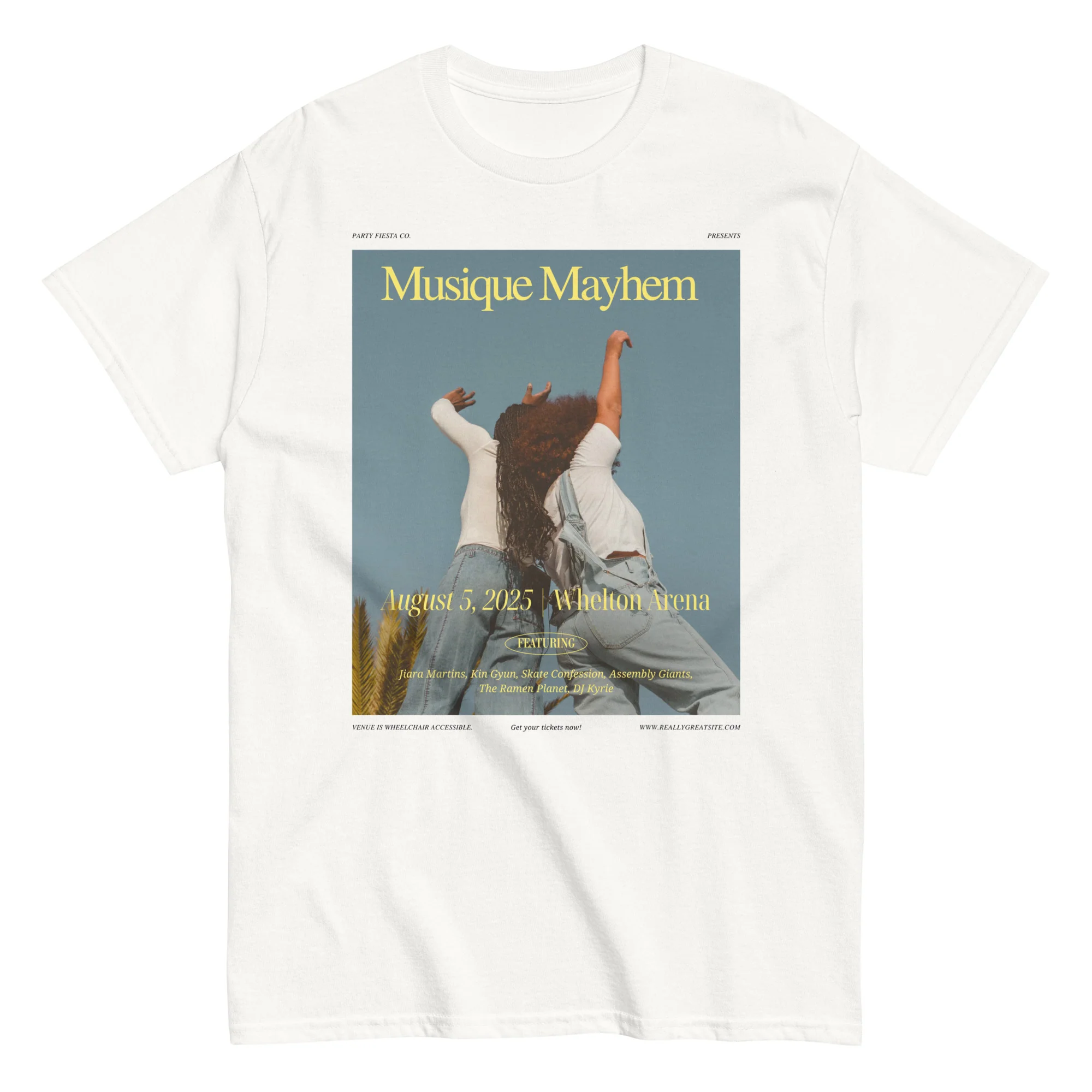 Musique Mayhem Poster T-shirt