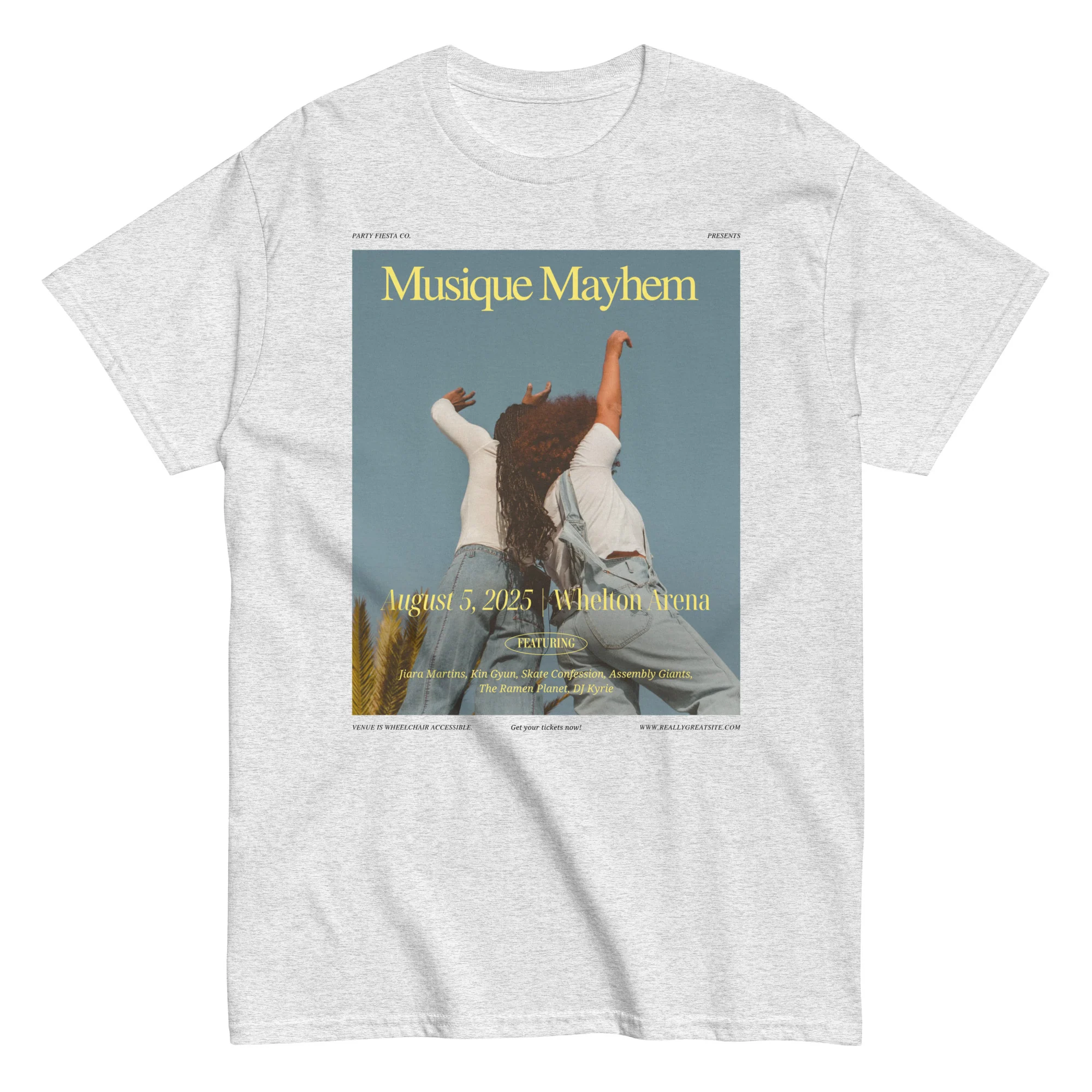 Musique Mayhem Poster T-shirt - Image 2