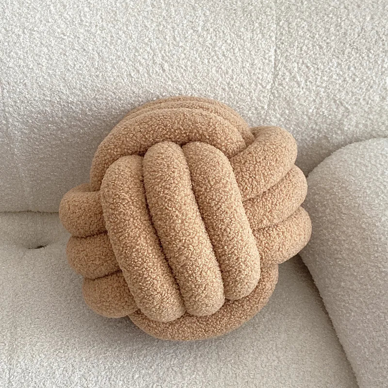 Nordic Bouclé Abstract Cushion – Minimalist Plush Pillow - Image 14